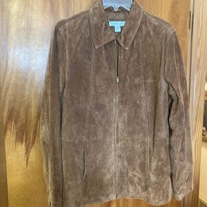 Coldwater Creek Tan Suede Jacket